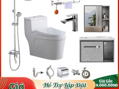 Combo Trọn Bộ Nhà Tắm 10 Món Nóng Lạnh MTCB-115 0