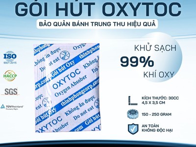 Gói hút oxy - rất cần để bảo quản bánh trung thu 1