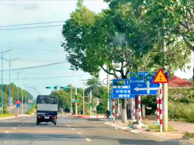 Bán đất thổ cư mặt tiền đường 12m Long Tân , Đất Đỏ giá 822tr 0