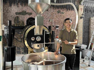 Bán máy rang cà phê công nghiệp MON ROASTER 40kg 1
