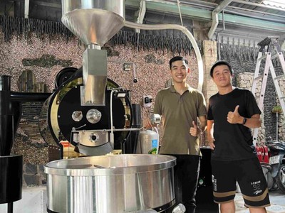 Bán máy rang cà phê công nghiệp MON ROASTER 40kg 0