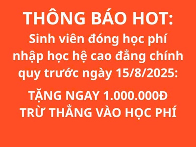 Trường Cao Đẳng Kinh Tế Kỹ Thuật Công Nghiệp tuyển sinh 0