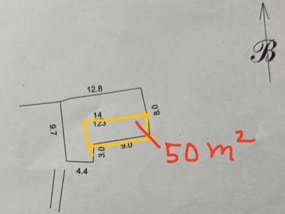 Bán nhà ngõ khuyến lương, trần phú, hoàng mai. dt 50m2, 1 tầng, 1 ngủ. sổ đỏ chính chủ. giá 5 tỷ. 0
