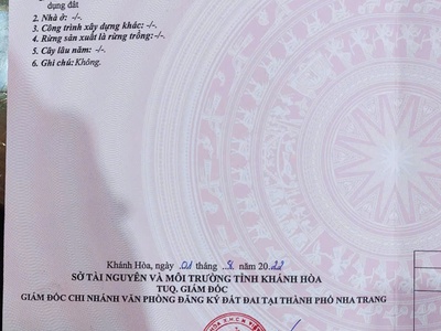 Lô đất tái định cư phước hạ,  xã phước đồng  nam nha trang 0