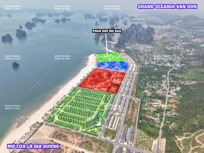 Chính Thức Nhận Booking Dự án Biệt Thự Chạm Cát Grand Oceania Vân Đồn, Quảng Ninh 0986.284.034 0