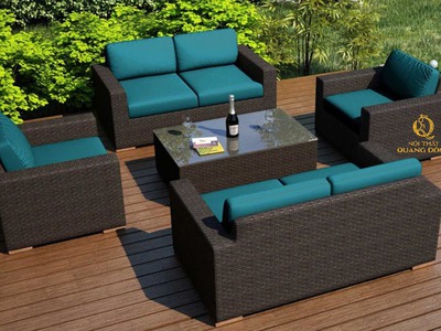 Top 5 mẫu sofa giả mây đẹp, sang trọng cho sân vườn ngoài trời tại Nội thất Quang Đông 2