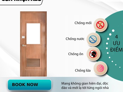 Cửa nhựa ABS Hàn Quốc   Bền Như Gỗ, Chống Nước Tuyệt Đối 1