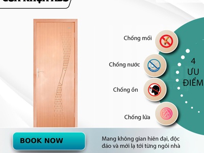 Cửa nhựa ABS Hàn Quốc   Bền Như Gỗ, Chống Nước Tuyệt Đối 2