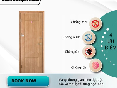Cửa nhựa ABS Hàn Quốc   Bền Như Gỗ, Chống Nước Tuyệt Đối 3