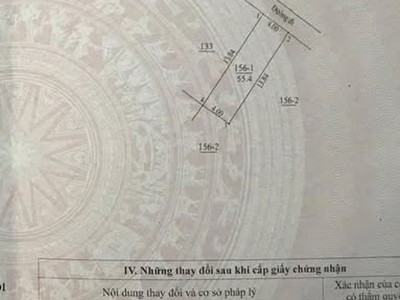 Cc cần bán nhanh 55,4m đất đường thông oto, gần vành đai 3.5 - khu đô thị - di trạch   hoài đức - 0