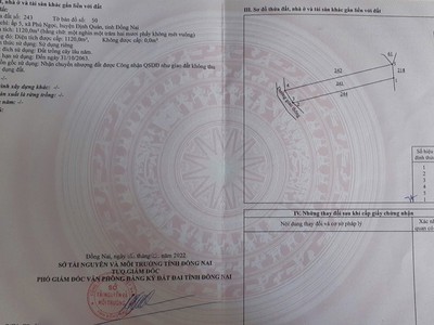 2 sào 6 cần bán đất phú ngọc định quán 2