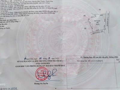 Cơ hội đầu tư - an cư tại trung tâm như thanh, thanh hóa. giá chỉ từ 650 triệu/lô - sở hữu ngay vị 0