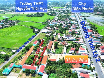 Hi-bán đất tặng nhà cấp 4 mặt tiền tỉnh lộ 2 diên phước, diên khánh. 1