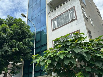  siêu phẩm tòa nhà kính 7 tầng   khu đấu giá mậu lương   view công viên   thang máy   nội thất 0