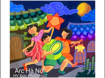 Lớp học vẽ ở Sài đồng Hà Nội 4