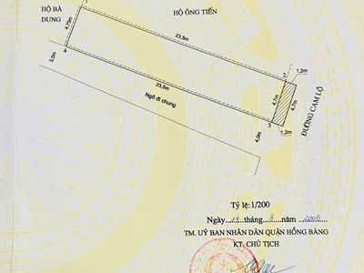 Bán nhà lô góc 2 mặt tiền mặt đường Cam Lộ, Hùng Vương, Hồng Bàng   Kinh doanh tốt, 5.2 tỷ 0