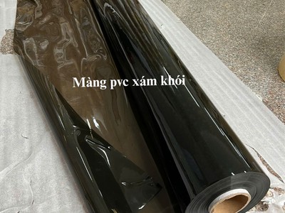 Màng pvc trong màu xám khói giá tốt toàn quốc 0
