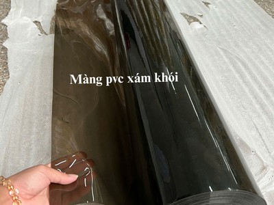 Màng pvc trong màu xám khói giá tốt toàn quốc 1