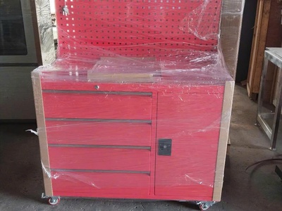 Tủ đồ nghề 6 ngăn NPRO màu đỏ đen 3