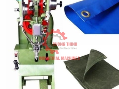 Máy đóng khoen bạt   Giải pháp cho xưởng bạt cần tăng tốc 0