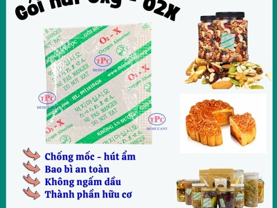 Bảo quản bánh trung thu với gói hút ẩm Oxy O2X 3