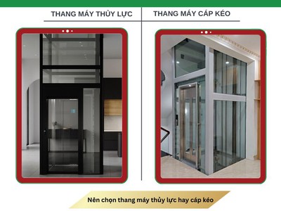 Nên chọn thang máy thủy lực hay cáp kéo  So sánh chi tiết từ A - Z 1
