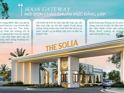 The solia - nơi giá trị gia tăng bởi vị trí đắt địa và đầu tư sinh lời 1