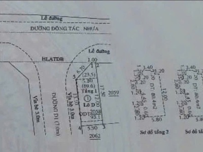Chính Chủ Bán Nhà 2 Mặt Tiền Kinh Doanh Gần Chợ Dĩ An KD Víp 3