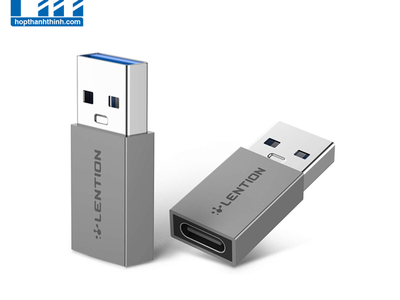 Đầu chuyển đổi USB-A sang USB-C Lention H3 0