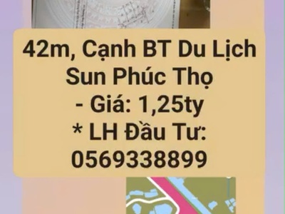 Hot     sở hữu ngay lô đất đẹp - giá tốt - vị trí tiềm năng, tại phúc lộc, phúc thọ, hà nội 0