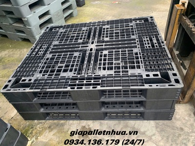 Thanh Lý Gấp Lô Pallet Nhựa Cũ Giá Cực Tốt - Kích Thước 1200x1000x120mm 3