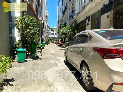 Bình thạnh - hẻm xe hơi trải nhựa - khu phân lô văn minh đồng bộ - 5 tầng btct - ngang gần 7m bề thế 0