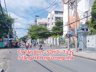Bán nhà khu thiên phước - 52m2 - hxh vô nhà - 5 tầng btct 0