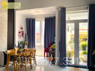 Nguyễn văn thương  d1  - hẻm 6m thẳng 1 trục - ngang hơn 9m xe hơi vào nhà - 125m2 bề thế 3