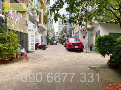 Nguyễn văn thương  d1  - hẻm 6m thẳng 1 trục - ngang hơn 9m xe hơi vào nhà - 125m2 bề thế 0