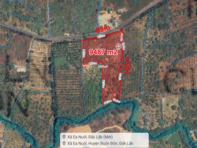 Đất vườn mt 1ha, có suối   xã ea nuôl đắk lắk 0