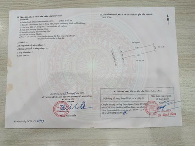 Bán lô đất 65m2 tại Đào Yêu, Hồng Thái, An Dương. Giá 1,3 tỷ. 4