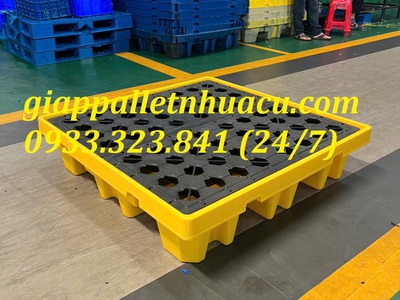 Pallet Nhựa Chống Tràn   Giải Pháp An Toàn Tuyệt Đối Cho Mọi Ngành Công Nghiệp 0