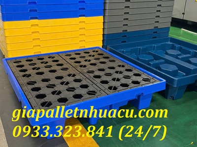 Pallet Nhựa Chống Tràn   Giải Pháp An Toàn Tuyệt Đối Cho Mọi Ngành Công Nghiệp 1