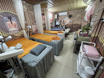 Quận 6   sang gấp spa gía rẻ chỉ 55 tr , mb thuê rẻ chỉ 7 tr / tháng , dt : 3,5m x 12m . 1 trệt, 0