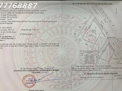 Nhà c4 đất lớn 667m2 xây hầm 7 tầng mt dg 3 bình an quận 2 gần trần não 3