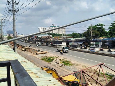 Bán đất mặt tiền quốc lộ 13, ngã tư đất thánh lên 500 mét. giá tốt, chính chủ, thuận an, bình dương 2