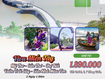 Tour Du Lịch Mỹ Tho   Cần Thơ 2 Ngày 1 Đêm: Khám Phá Chợ Nổi Cái Răng   Văn Hóa Miền Tây 2