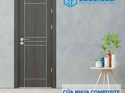 Cửa nhựa vân gỗ 1