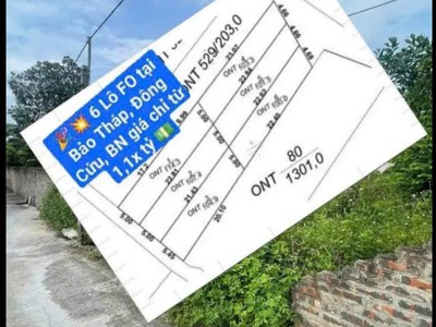 Vị trí vàng tiềm năng - hàng f0   6 lô đất đẹp tại bảo tháp, đông cứu, gia bình, bắc ninh 0