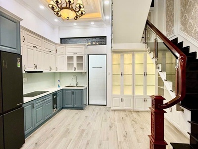 Nhà đẹp oto 8m huỳnh tấn phát, nhà bè: 55m2, 4 tầng, 4pn, giá chỉ 6.9 tỷ, 4