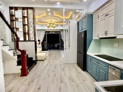 Nhà đẹp oto 8m huỳnh tấn phát, nhà bè: 55m2, 4 tầng, 4pn, giá chỉ 6.9 tỷ, 3