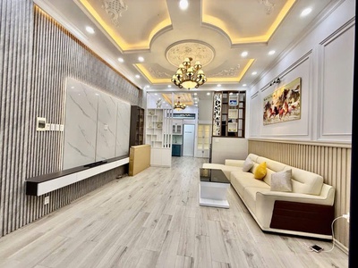 Nhà đẹp oto 8m huỳnh tấn phát, nhà bè: 55m2, 4 tầng, 4pn, giá chỉ 6.9 tỷ, 2