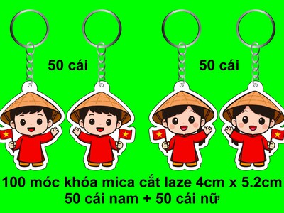 Móc khóa chibi thanh niên Việt Nam 0