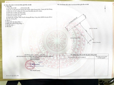 Chính chủ gửi bán lô đất Hải Thành 2, Dương Kinh, Hải Phòng 65,5m 1